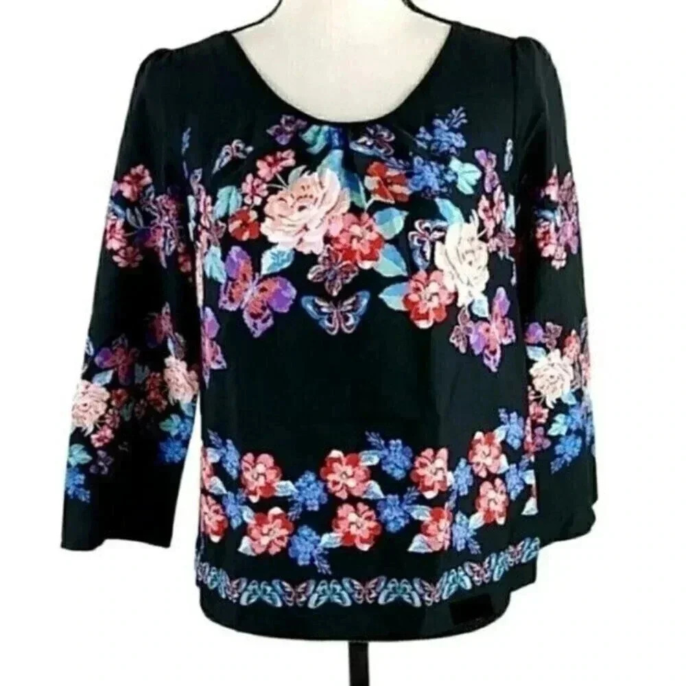ASOS Butterfly Floral Top By Uttam Boutique